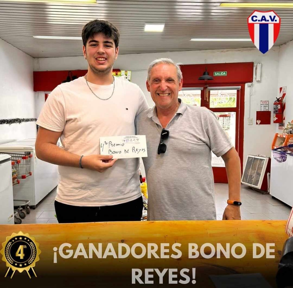 Realizaron la entrega de premios del Bono de Reyes del Club Atlético Ventana