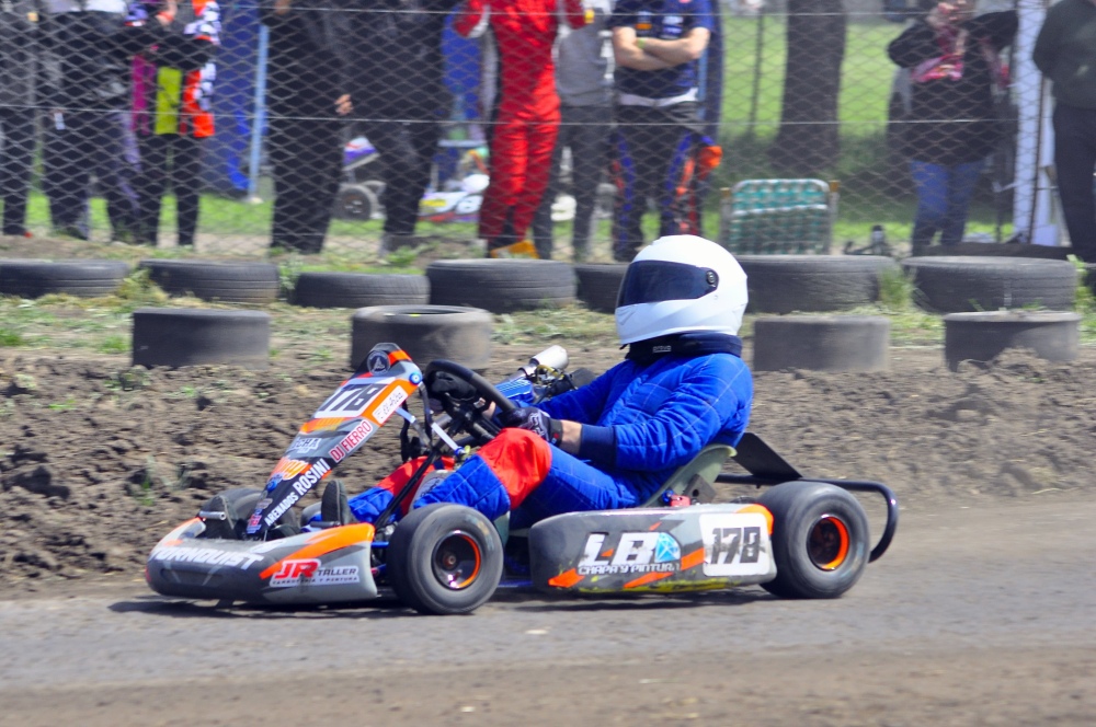 Diego ”Mecha” Moriames cerro el año con el puesto Nº 13 en el Superkart del Sudoeste