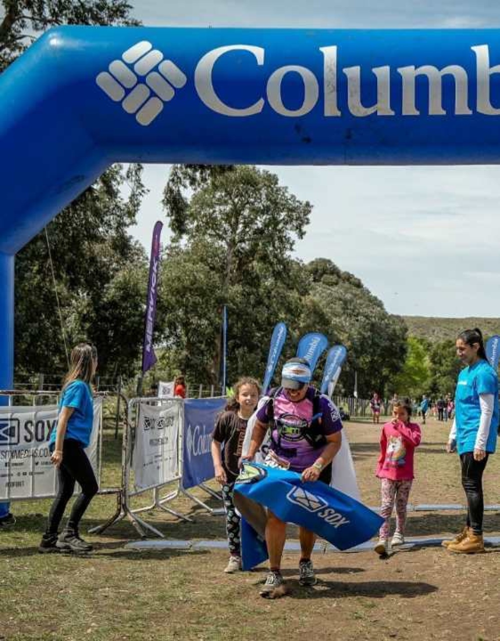 Ytaty Ramirez represento a la Escuela Municipal de Atletismo de Villa Ventana en el Desafio Columbia