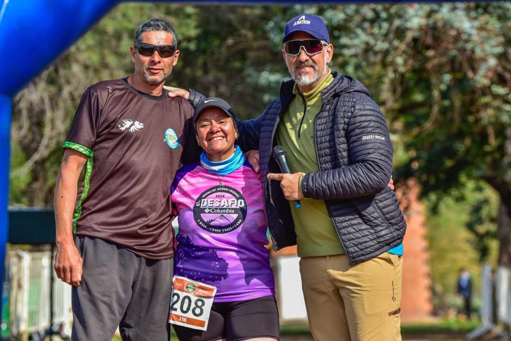 Ytaty Ramirez represento a la Escuela Municipal de Atletismo de Villa Ventana en el Desafio Columbia