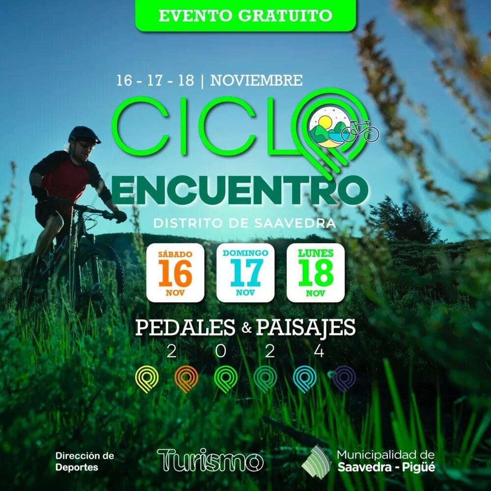 Primer Cicloencuentro Distrito de Saavedra 2024