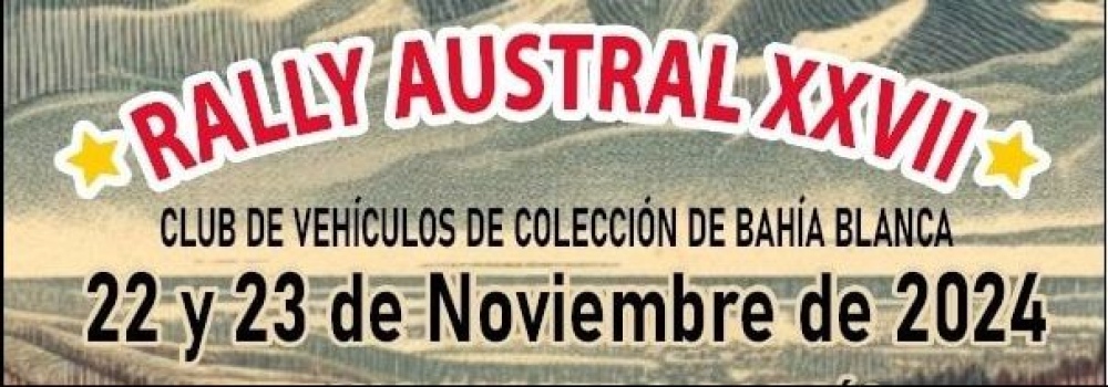 El Rally Austral XXVII llega este sábado a Sierra de la Ventana