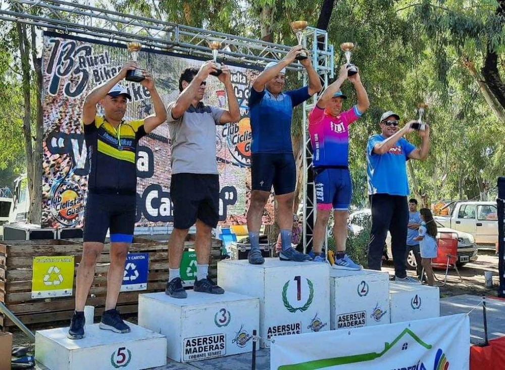 Tornquist conto con varios representantes en la 13º Vuelta a la Cascada de Guamini