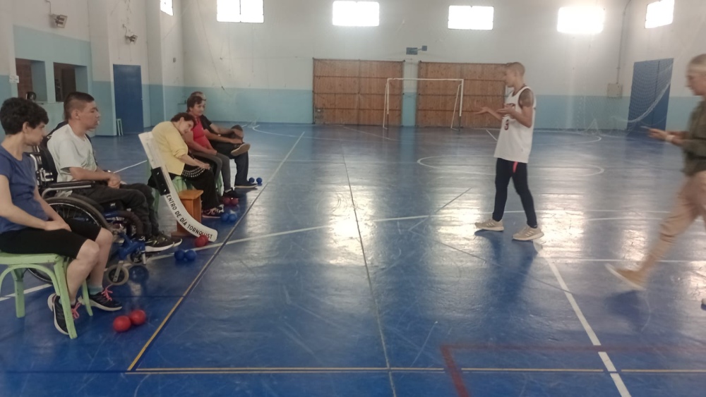 Se desarrollo un torneo de boccia en la localidad de Chasico