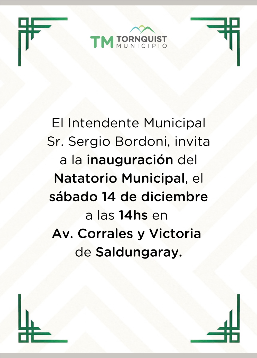 El próximo sábado se inaugurará el Natatorio Municipal de Saldungaray