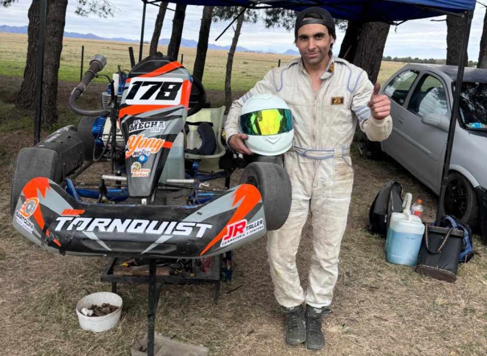 Diego ”Mecha” Moriames hizo un balance de su debut en el Superkart del Sudoeste