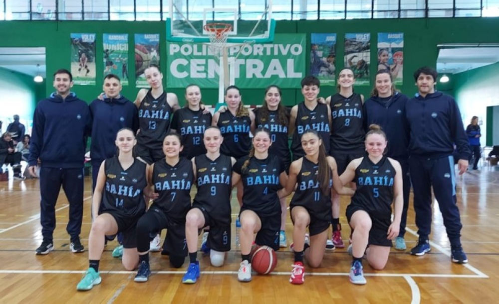 Provincial U17 Femenino: Bahía, con Belen Tombesi como PF, ganó de punta a punta y fue campeón en La Plata