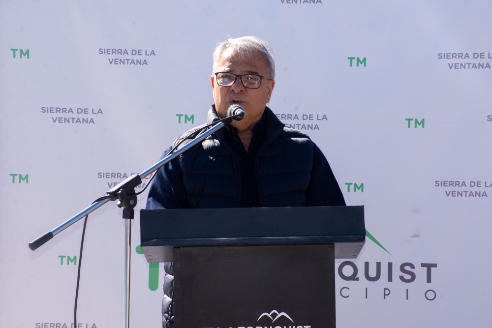 Sergio Bordoni concretó la reinauguración del Natatorio Climatizado de Sierra de la Ventana