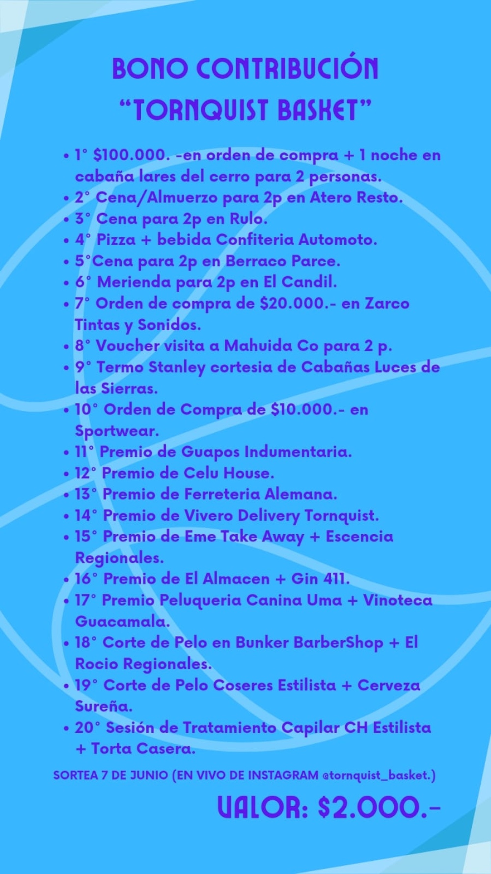 Continúa a la venta el bono contribución de Tornquist Basket