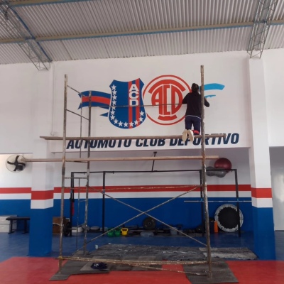 Continúan las obras en el Automoto Club Deportivo