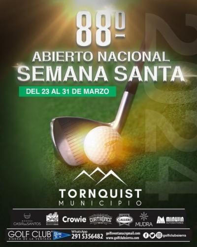 Golf: Inscripciones habilitadas para el Abierto Nacional de Semana Santa 2024