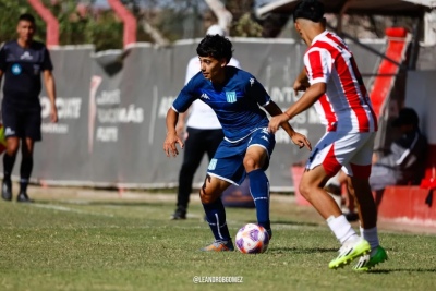 Dylan Cornejo debutó en la séptima división de Racing Club de Avellaneda