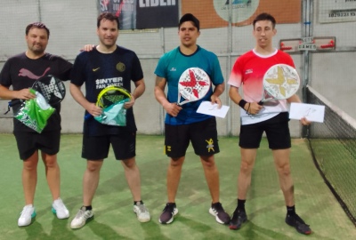 Jeremías Lacasta - Nicolás Torres fueron los ganadores de un torneo en Padel Las Sierras