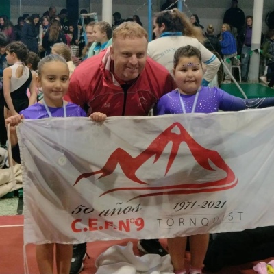 Alumnas del CEF Nº 9 participaron de un torneo de gimnasia artística realizado en Bahía Blanca