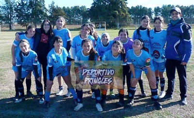 Liga de Pringles: Las chicas de Alem se consagraron campeonas del torneo Sub 15