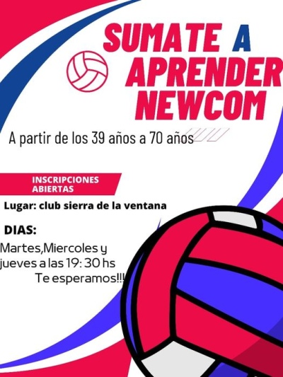 Sumate a aprender newcom en Sierra de la Ventana