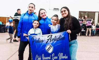 Patinadoras de San Martin de Chasico participaron de un encuentro desarrollado en Darregueira