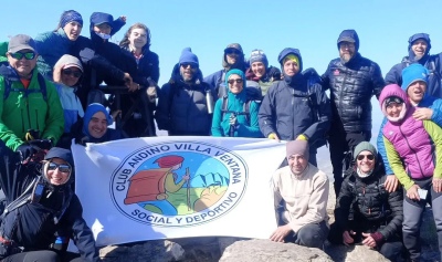 Se vivio un fin de semana a puro trekking y pernocte al Cerro Tres Picos