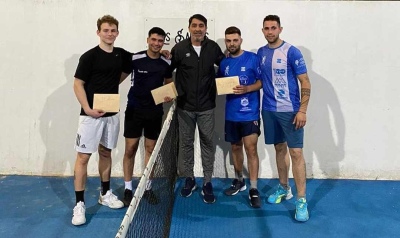 Bautista Echeguia - Nahuel Sanabria, ganadores de un torneo puntable de séptima categoría