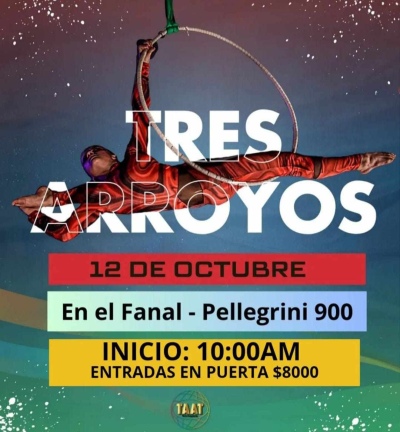 Abre tus Alas participara este 12 de octubre de una competencia de acrobacia en tela en Tres Arroyos