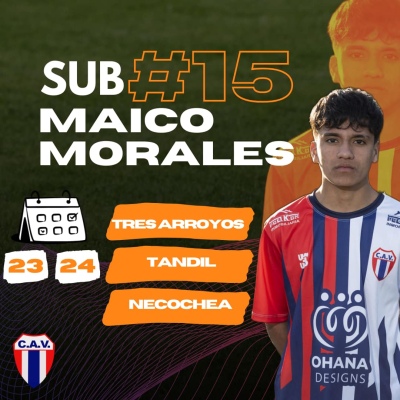 Cinco jugadores del Club A. Ventana participaran de un cuadrangular con el seleccionado sub 15 de Coronel Pringles