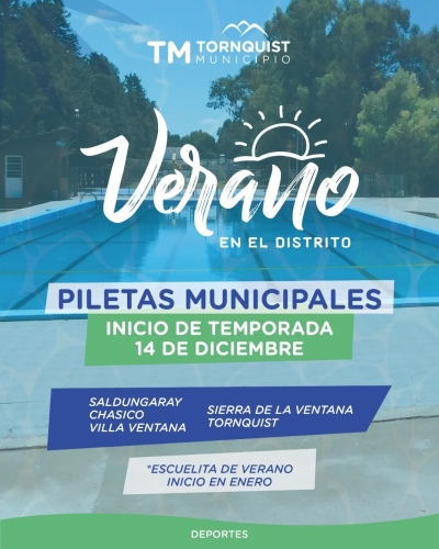 La temporada de verano esta por comenzar en todo el distrito