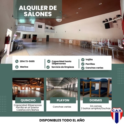 Club A. Ventana: ¿Organizando un evento? ¡Tenemos el espacio ideal para vos!