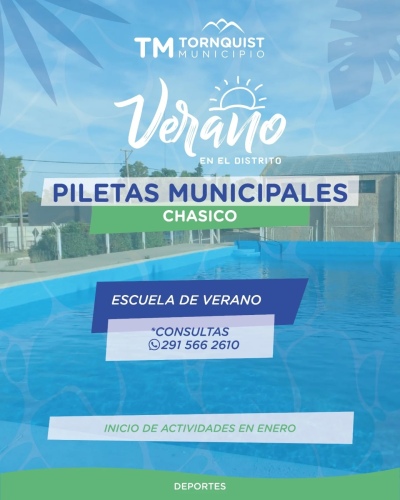 Horarios y disciplinas disponibles en las piscinas municipales de todo el distrito