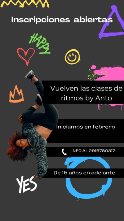 Inscripciones abiertas para las clases de ritmos que comienzan en febrero