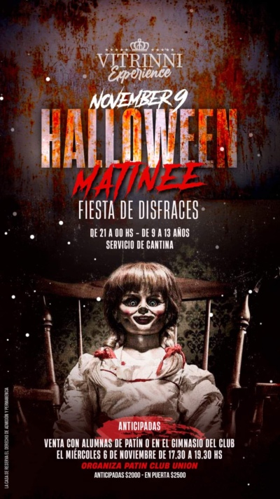 Patín del Club Unión organiza la matinee Halloween prevista para el 9 de noviembre