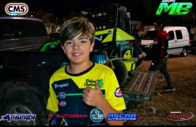 Micromidget: Otro gran tercer puesto para Valentín Chuliver que continua prendido en el campeonato Estival